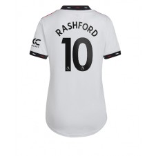 Manchester United Marcus Rashford #10 Bortatröja Dam 2022-23 Korta ärmar